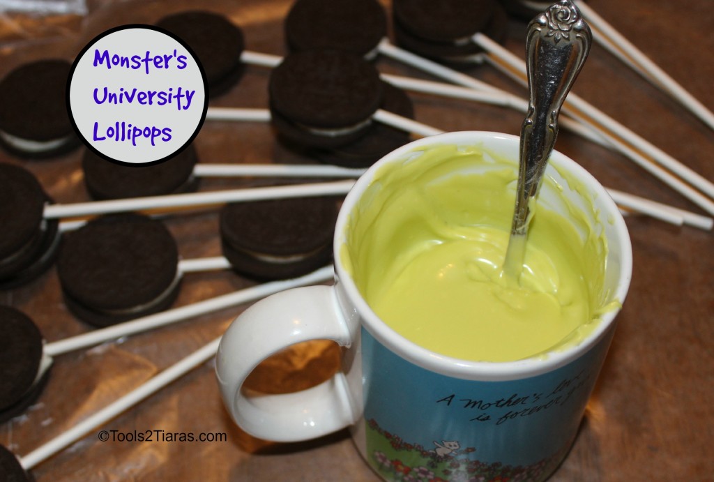 Monsters University lollipops_melting chocolate