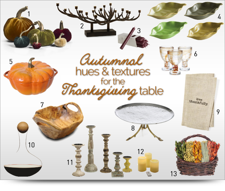 Fall Holiday Tabletop Decor Gift Guide