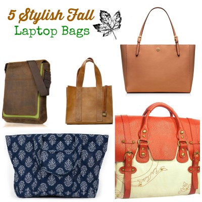 5 Stylish Fall Laptop Bags - Salty and Stylish