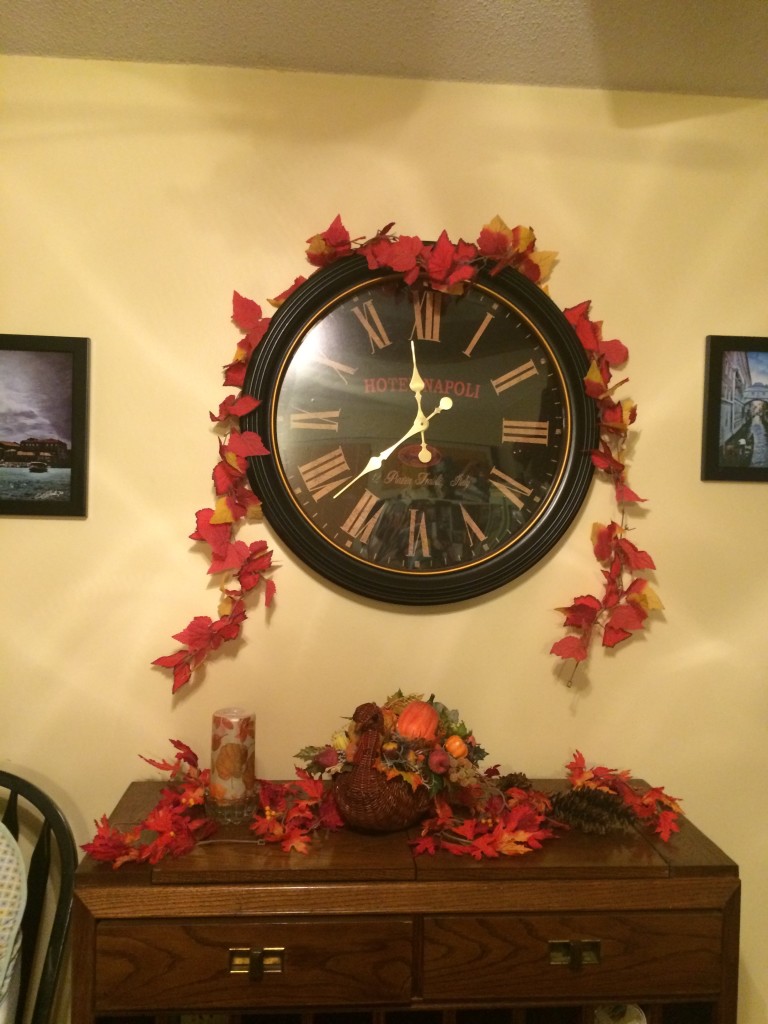 Faux Fall Decorating