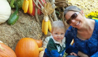 Pumpkin picking with Mimi and Poppy