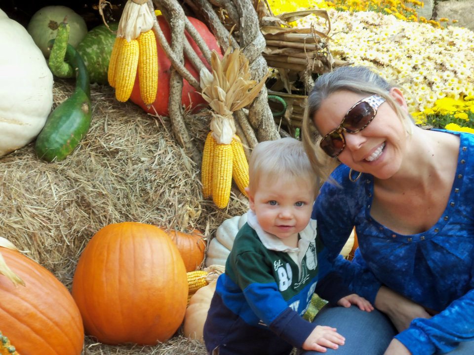 Pumpkin picking with Mimi and Poppy