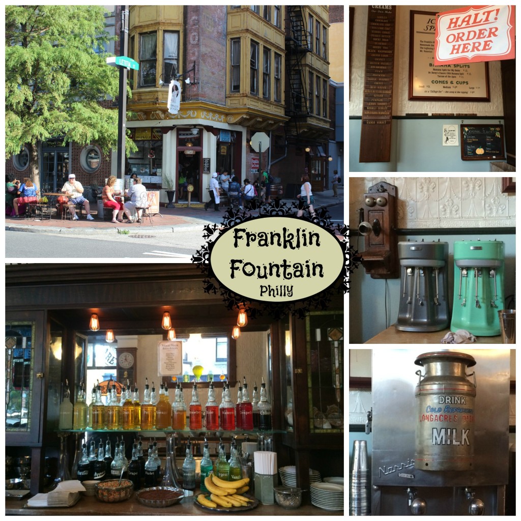 Franklin Fountain old fashioned ice cream parlor- Philly