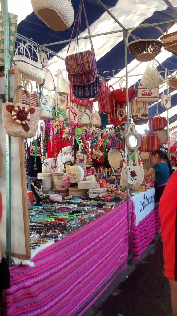 Various goods typical to Mexican fairs