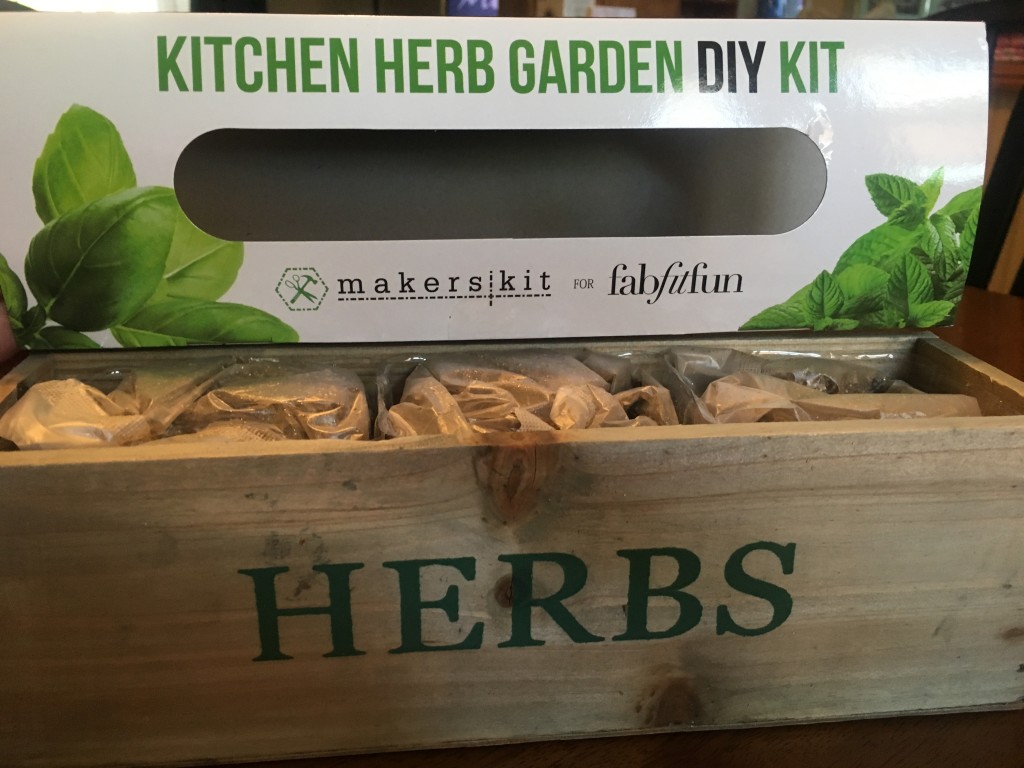 kitchen herb garden