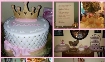 pink and gold princess party