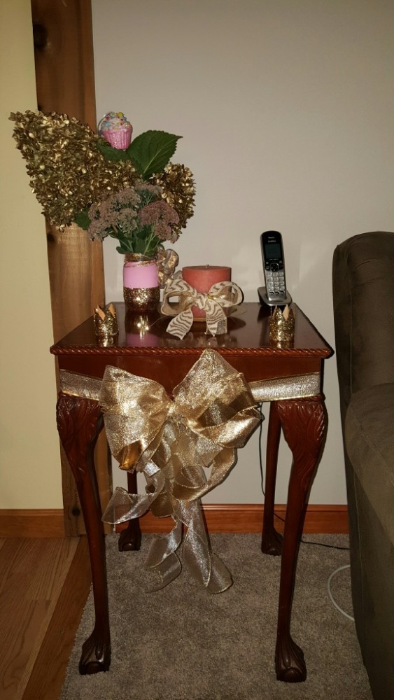 decorated table
