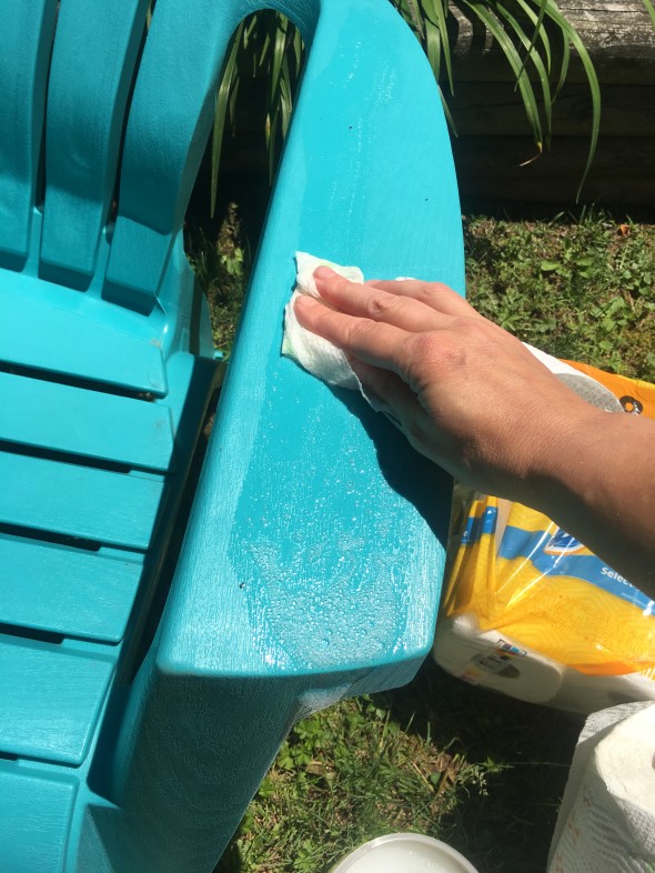 cleaning outdoor furniture