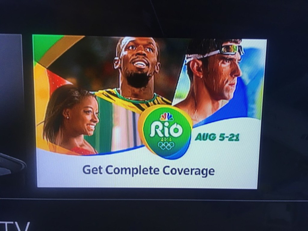 Comcast X1 Platform Rio Olympics