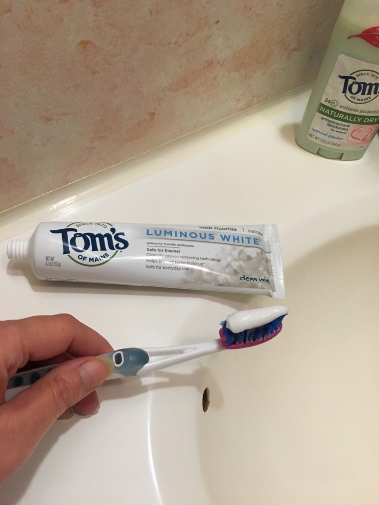 toms of maine toothpaste luminous white