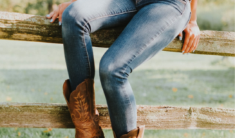girl in cowboy boots