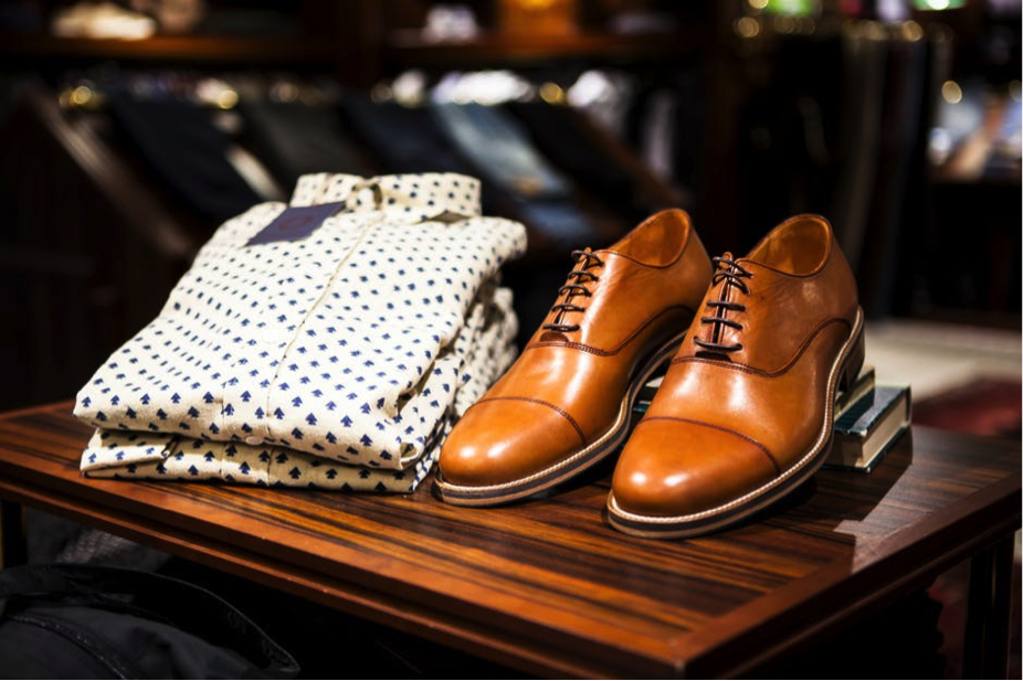 mens shoes and shirt