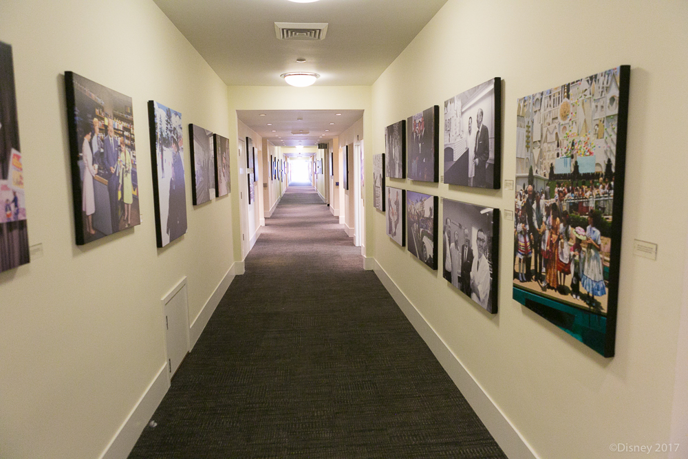 Hallway to Walt Disney's Office