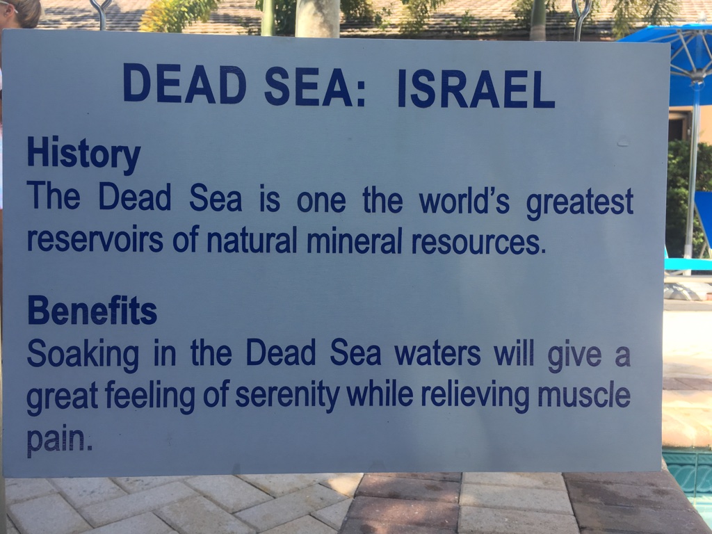 PGA Resort and Spa Waters of the World Dead Sea Israel Pool