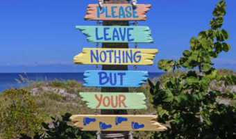 beach signs