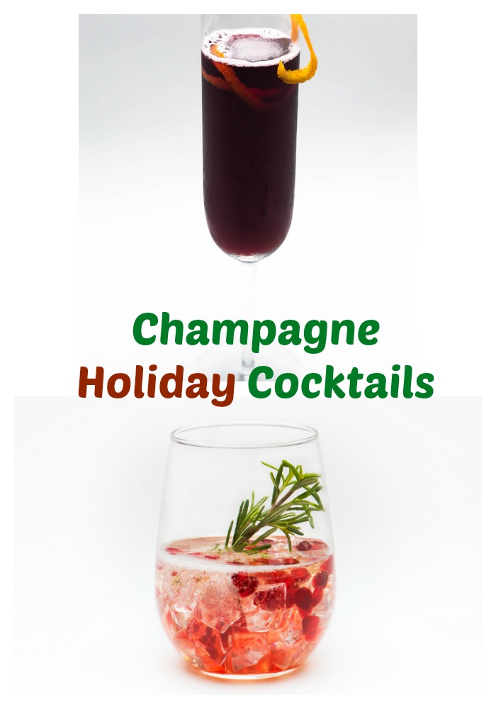 Champagne Holiday Cocktails