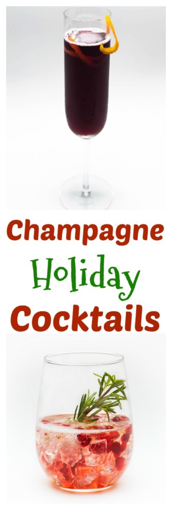 champagne holiday cocktails