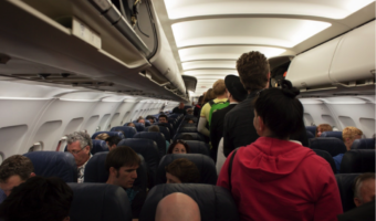 people on airplane