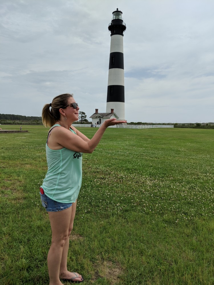 Bodie lighthouse in the outer banks