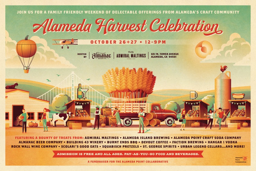 Inaugural Alameda Harvest Celebration on October 26 & 27, 2019  Salty